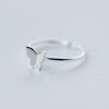Retro Minimalist Silver Color Ring