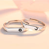 Silver Color Couple Rings