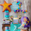 Mermaid Balloon Banner Decoration