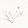 Silver Color Couple Rings