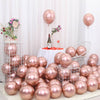 Roségouden metalen ballon