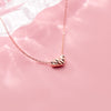 Dazzling Irregular Heart Pendant